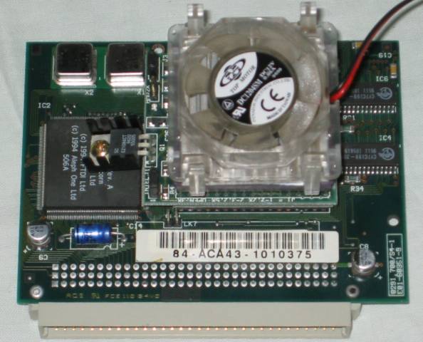 Acorn ACA43 Risc PC x86 card upgraded front