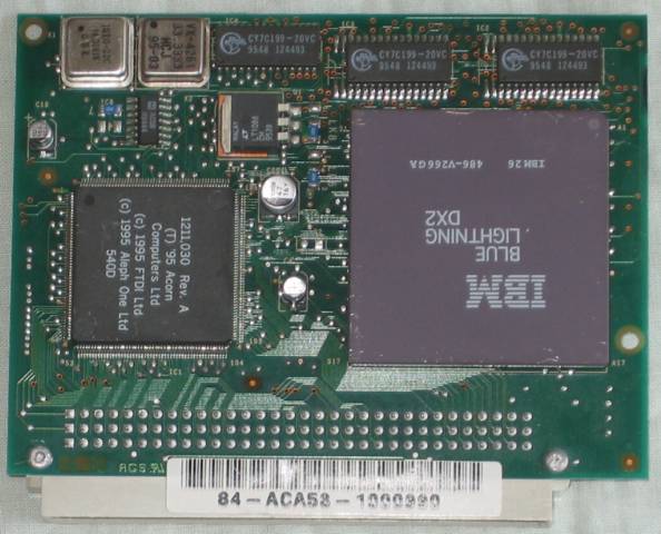 Acorn ACA53 PCcard (front)