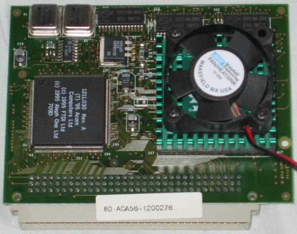 Acorn ACA56 Risc PC x86 card upgraded front