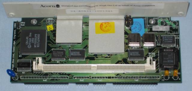Acorn AGA31 386 PC card without DIMM