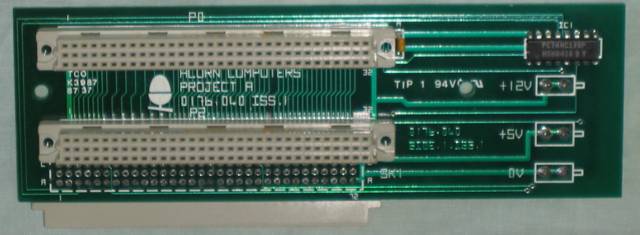 Acorn A300 backplane front
