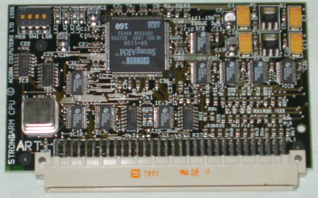 Acorn ART10 160MHz StrongARM CPU front