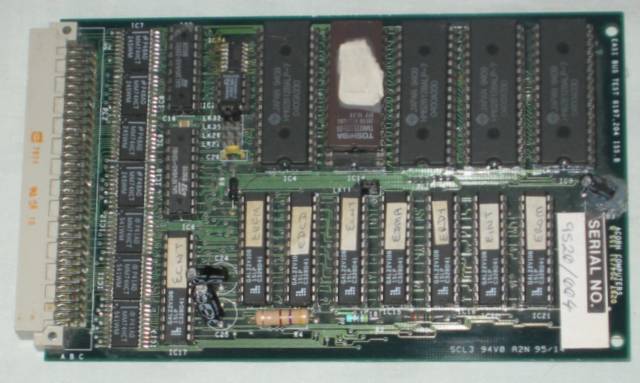 Acorn EASI Bus Test board top