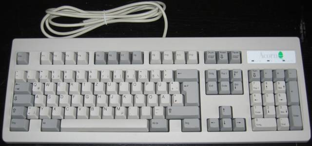 Acorn Risc PC German Keyboard top