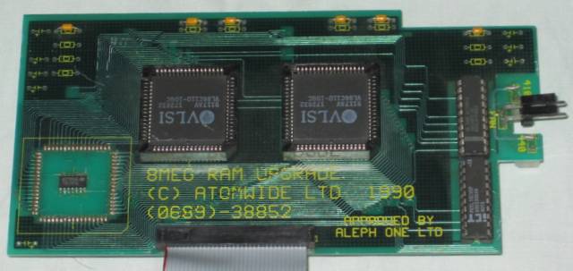 Atomwide 8Meg RAM Upgrade MEMC board top
