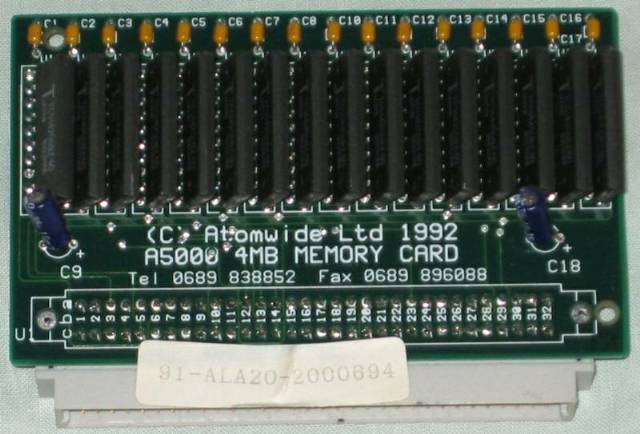 A5000 4MB memory upgrade