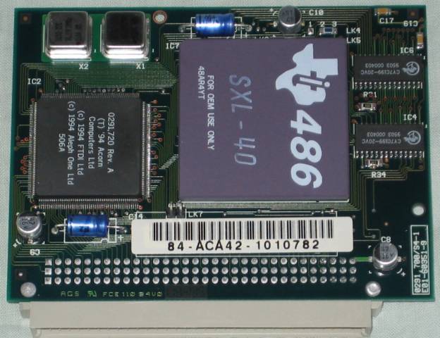 Acorn ACA42 PC Card front