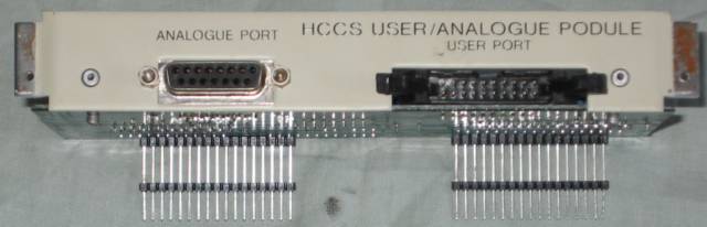 HCCS User/Analogue podule (back)