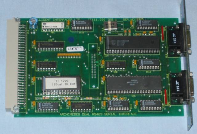 Intelligent Interfaces Dual RS423 Serial Interface top