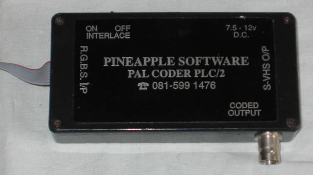 Pineapple PAL Video Coder top