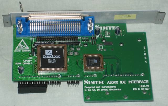 Simtec A30x0 IDE Interface top