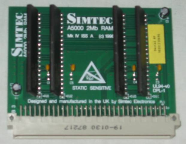 Simtec A5000 2MB Upgrade front