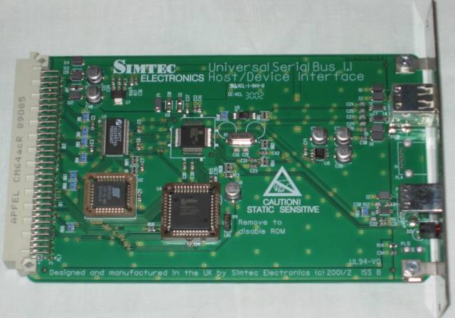 Simtec USB 1.1 Interface top