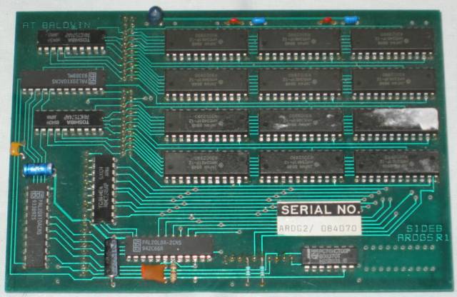 VEL Videographics Expansion Card daughter board top