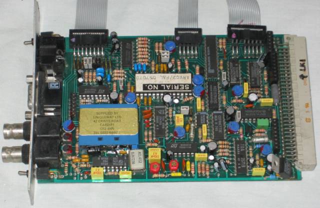 VEL ARVC2 Videocontroller and Genlock card top