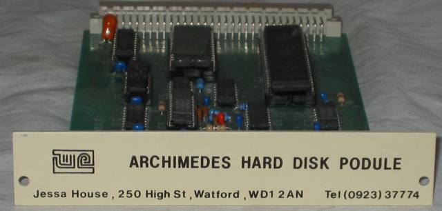 WE Archimedes Hard Disk podule back
