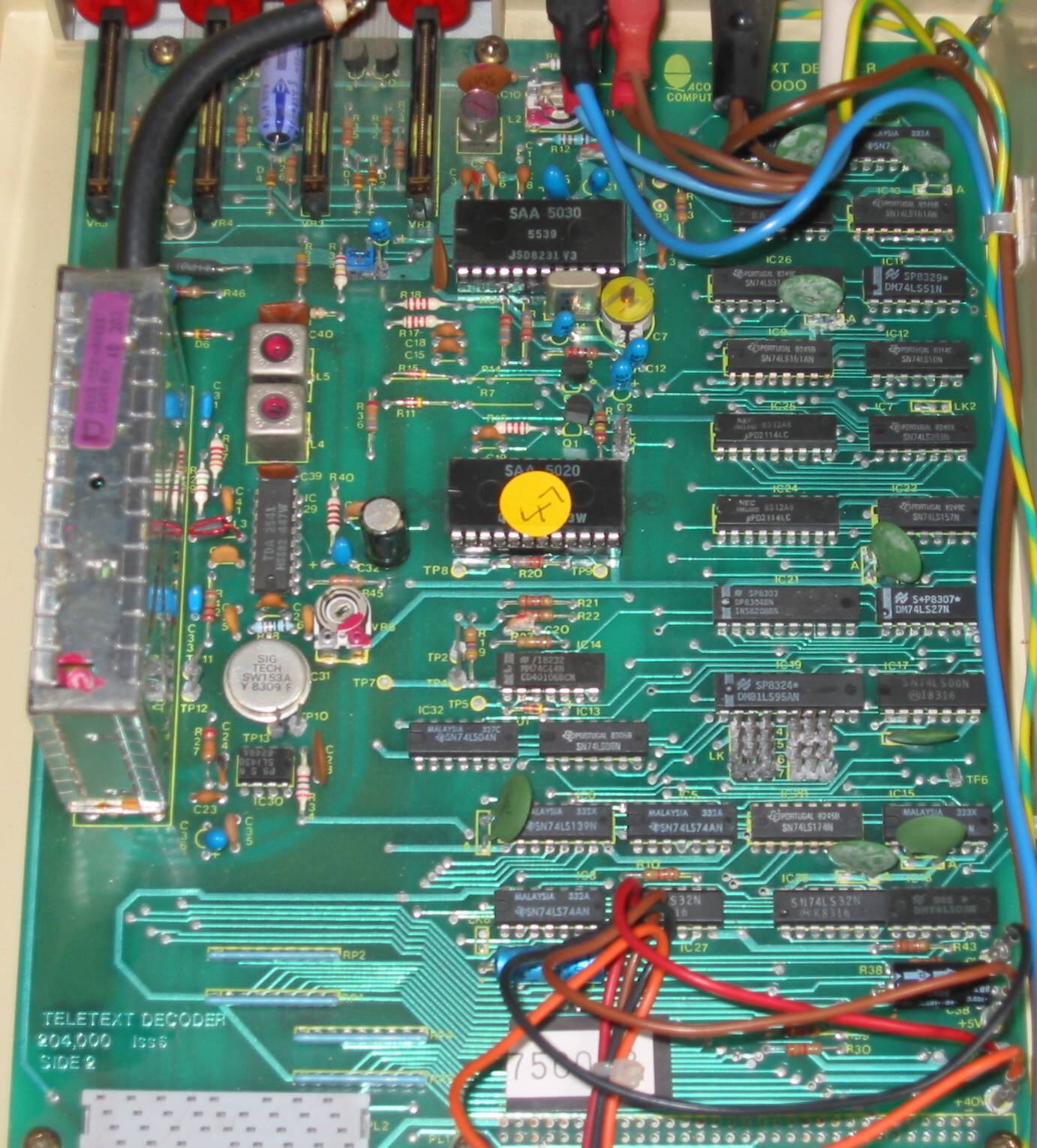 Acorn ANE01 Teletext Adapter circuit board