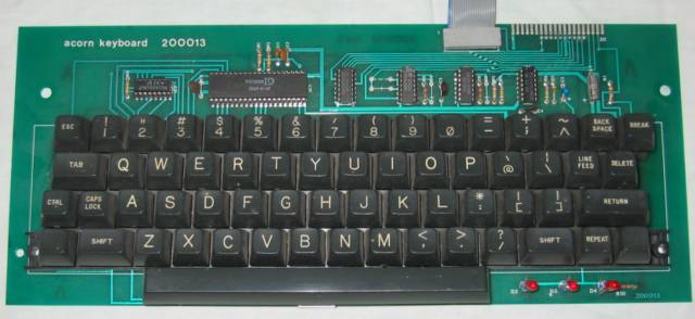 Acorn System keyboard circuit board