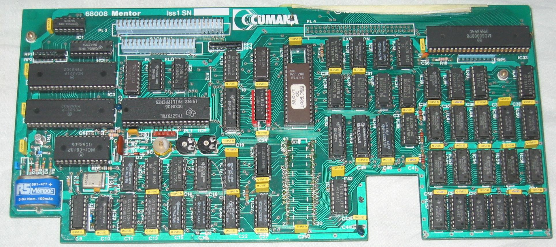 Cumana 68008 Mentor 2nd processor