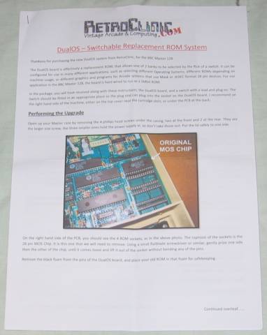 RetrocClinic DualOS instructions