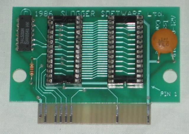 Slogger ROM cartridge circuit board top