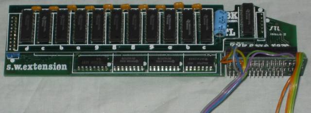 Solidisk 128K Sideways Extension RAM assembly