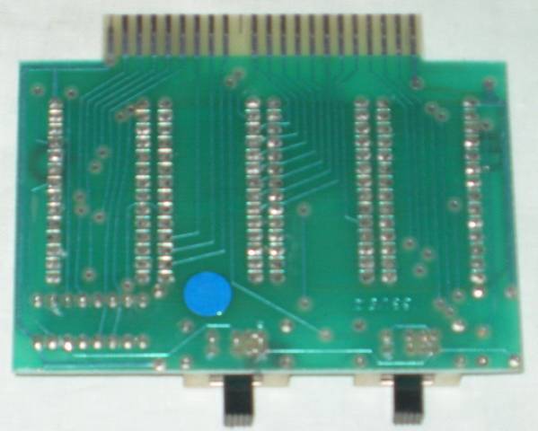 Technomatic Master ROM/RAM cartridge circuit board back