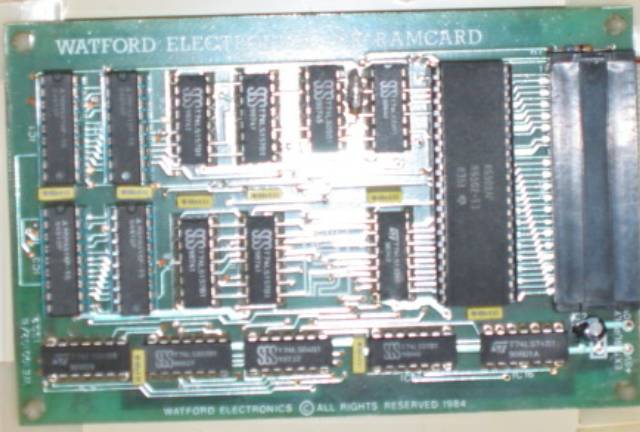 Watford Electronics 32K Sideways RAM card top