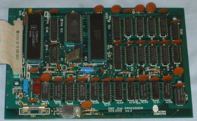 Acorn Z80 2nd processor circuit board top