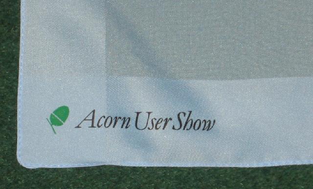 Acorn user Show 1989 Scarf detail