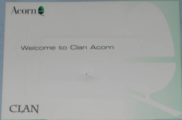 Acorn Clan membership card p1