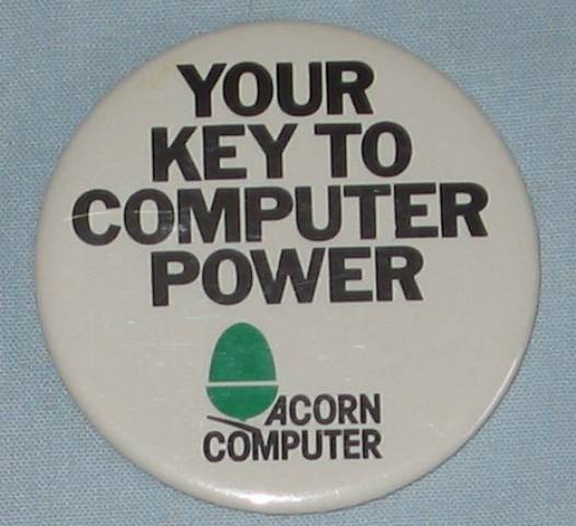 Acorn Computer Power badge