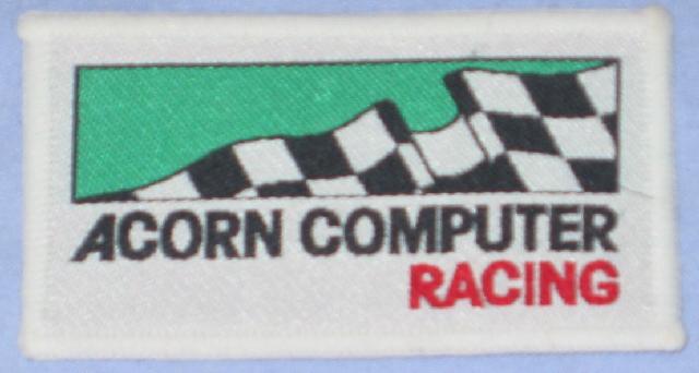 Acorn Computer Racing badge