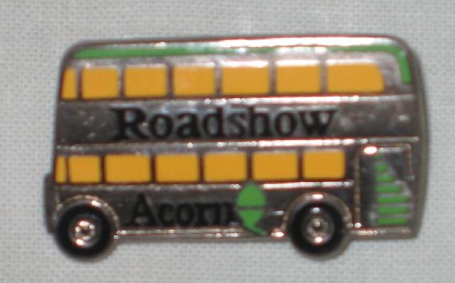 Acorn Roadshow 1990 badge