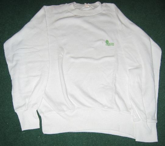 Acorn White sweatshirt front