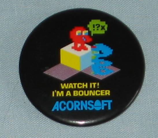 Acornsoft Bouncer badge