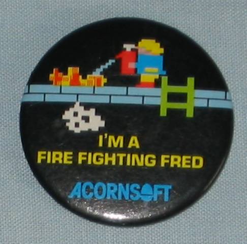 Acornsoft Fire Fighting Badge