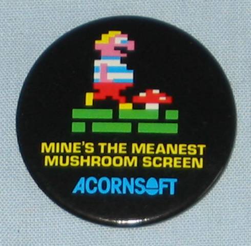 Acornsoft magic Mushrooms badge
