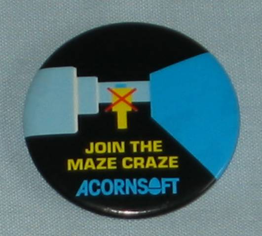Acornsoft Maze badge