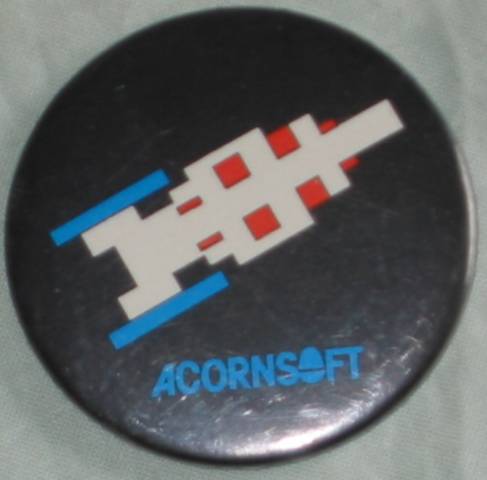 Acornsoft Rocketship badge