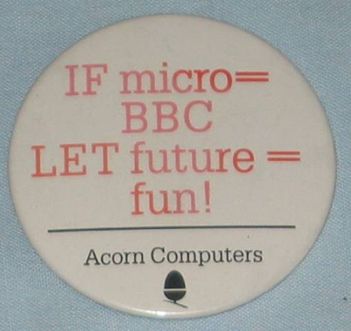 Acorn BBC Micro IF micro=BBC ... badge