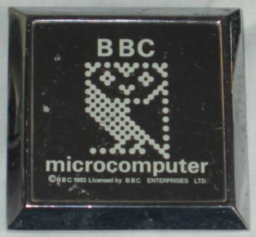 BBC Micro car radiator badge