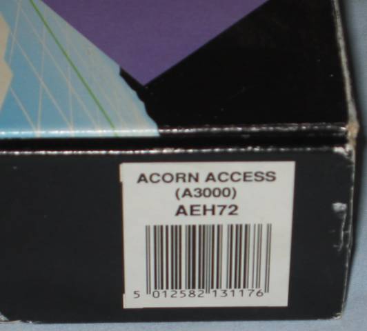 Acorn AEH72 box label
