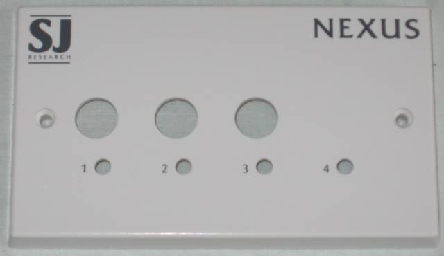 SJ Research Nexus Router faceplate