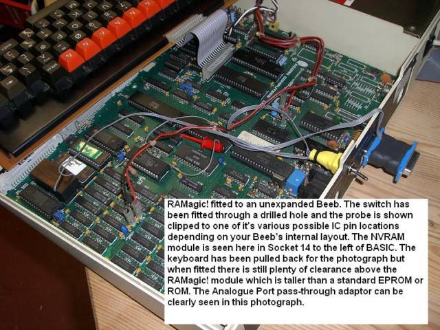 MBarr RAMagic! installed in BBC Micro
