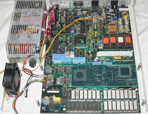 Acorn A500 with backplane removed
