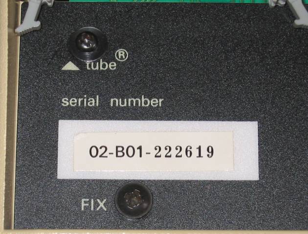 Hong Kong BBC B serial Number