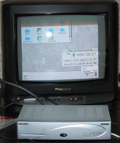 IBX100 with RISC OS desktop