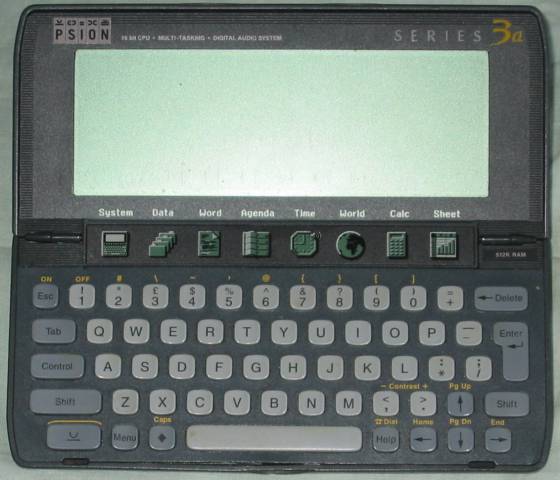 Psion 3a open