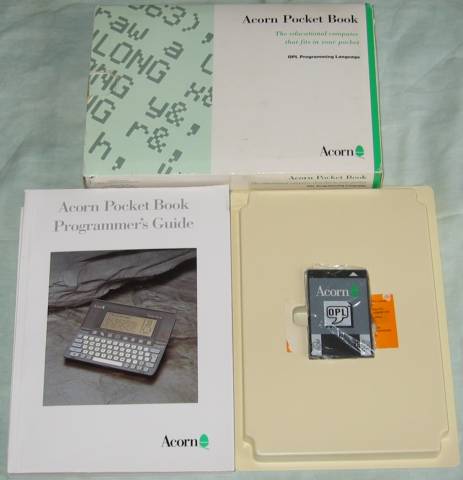 Acorn Pocket Book OPL Programmer's guide